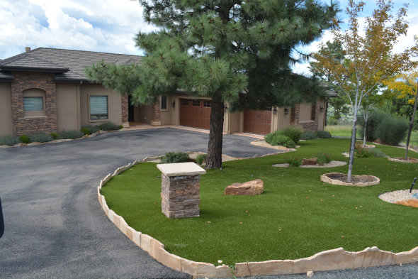 Metro New York artificial grass landscaping